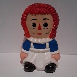 Vintage 1970s Raggedy Ann Bank
